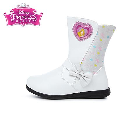 迪士尼（Disney）17秋冬季新款时尚公主可爱爱心舒适防滑保暖女靴DF0186