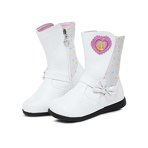 迪士尼（Disney）17秋冬季新款时尚公主可爱爱心舒适防滑保暖女靴DF0186