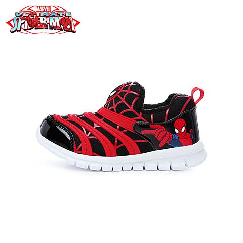 迪士尼（disney）17年冬季新品漫威蜘蛛侠多色系列炫酷舒适一脚蹬加绒保暖舒适运动男鞋