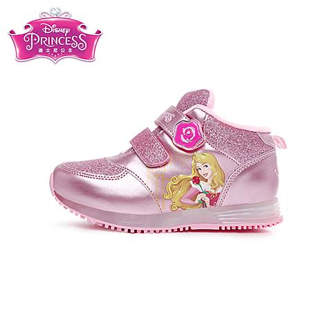 迪士尼（disney）17年冬季新款时尚女童公主系列果冻优雅运动鞋DS2096
