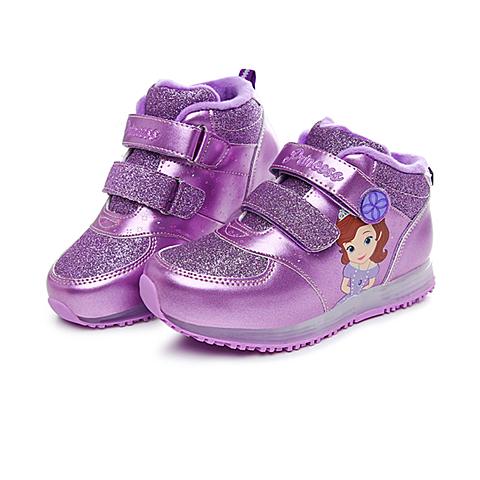 迪士尼（disney）17年冬季新款时尚女童公主系列果冻优雅运动鞋DS2096