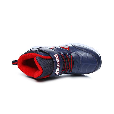 迪士尼（disney）17年冬季新款米奇米妮漫威蜘蛛侠美国队长系列趣味时尚加绒保暖高帮男女运动鞋DS2604