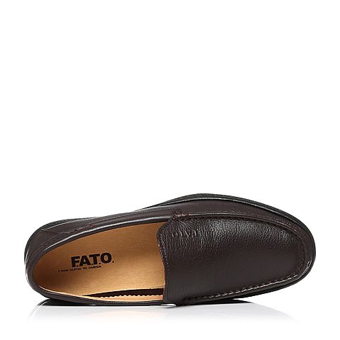 FATO/伐拓夏季专柜同款舒适平底一脚蹬男休闲豆豆鞋VAZ01BM7