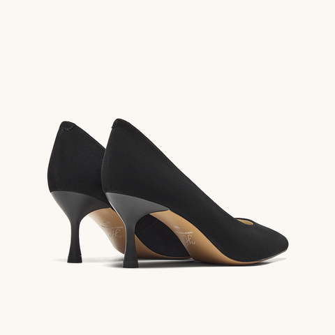 HGK25春季时尚气质百搭尖头细跟浅口通勤高跟鞋女单鞋WAQ02AQ5