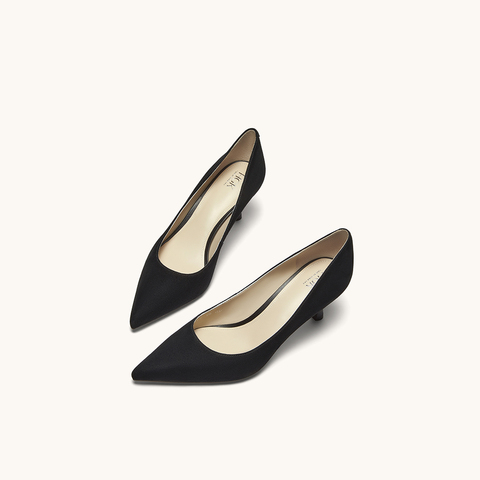 HGK25春季时尚气质百搭尖头细跟浅口通勤高跟鞋女单鞋WAQ02AQ5