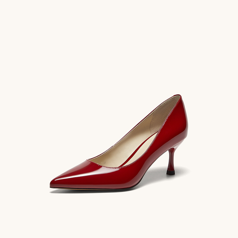 HGK25春季时尚气质百搭尖头细跟浅口通勤高跟鞋女单鞋WAQ02AQ5