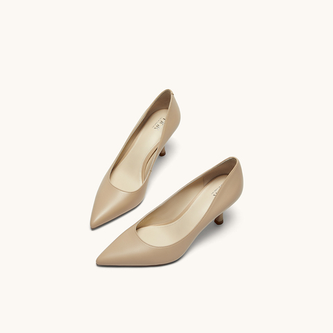 HGK25春季时尚气质百搭尖头细跟高跟鞋女单鞋WAD01AQ5