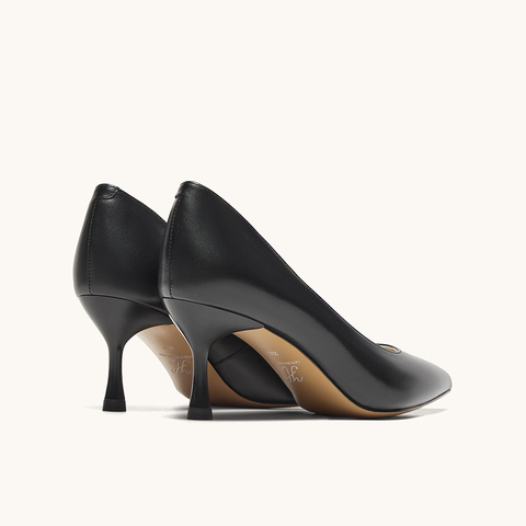 HGK25春季时尚气质百搭尖头细跟浅口通勤高跟鞋女单鞋WAQ02AQ5