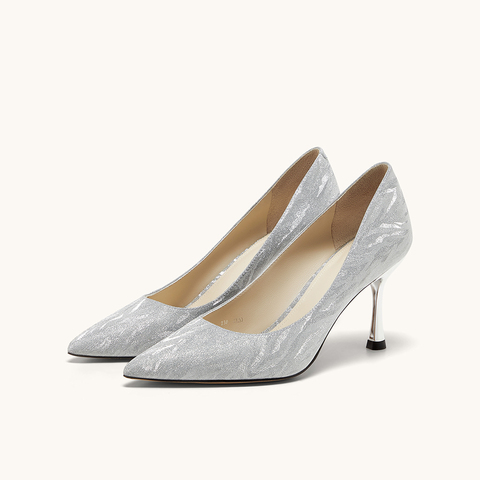 HGK25春季时尚气质百搭尖头细跟高跟鞋女单鞋WAD01AQ5