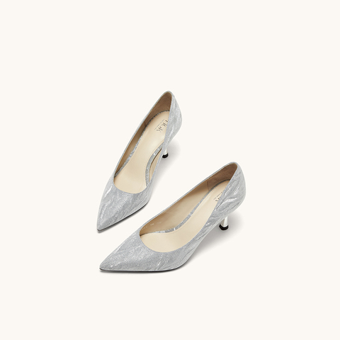 HGK25春季时尚气质百搭尖头细跟高跟鞋女单鞋WAD01AQ5