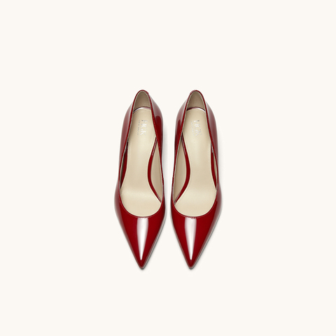 HGK25春季时尚气质百搭尖头细跟浅口通勤高跟鞋女单鞋WAQ02AQ5