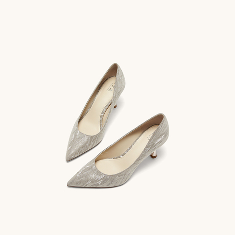 HGK25春季时尚气质百搭尖头细跟高跟鞋女单鞋WAD01AQ5