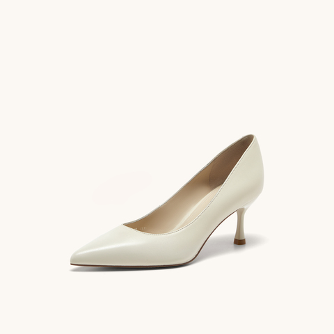 HGK25春季时尚气质百搭尖头细跟浅口通勤高跟鞋女单鞋WAQ02AQ5