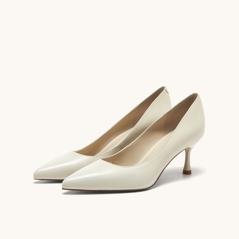 HGK25春季时尚气质百搭尖头细跟浅口通勤高跟鞋女单鞋WAQ02AQ5