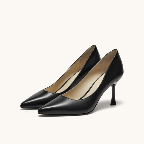 HGK25春季时尚气质百搭尖头细跟高跟鞋女单鞋WAD01AQ5