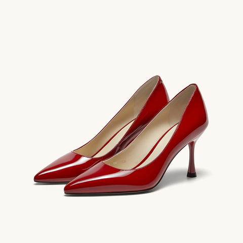 HGK25春季时尚气质百搭尖头细跟高跟鞋女单鞋WAD01AQ5