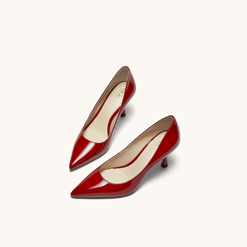 HGK25春季时尚气质百搭尖头细跟高跟鞋女单鞋WAD01AQ5