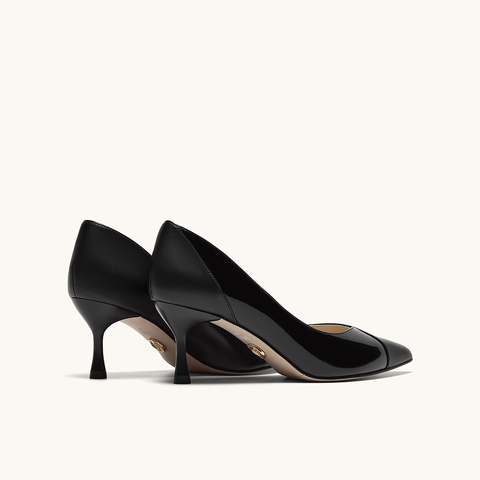 HGK25年秋时尚气质拼接Soft Power百搭通勤女单鞋WAQ04CQ5