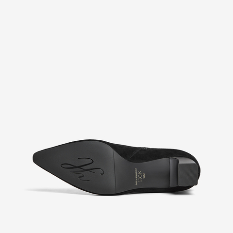 HGK25冬季城市牧歌时尚羊绒皮革女靴WPC31DZ5