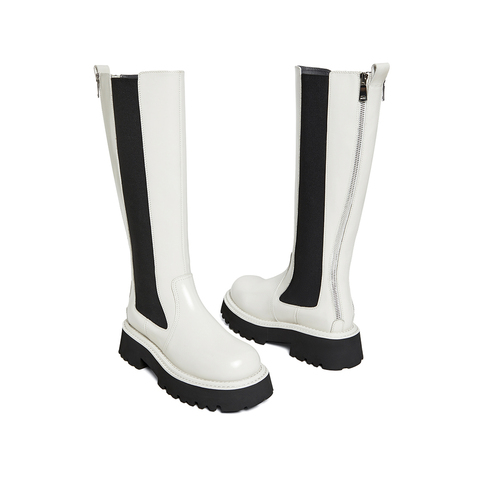 HGK25冬暗夜曙光牛皮骑士靴2398CDG5