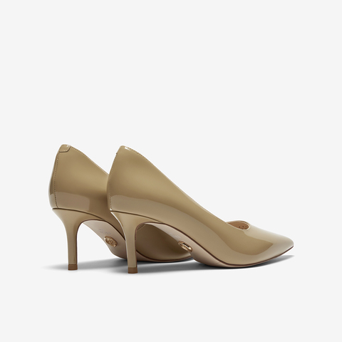 HGK26春漆牛皮革高跟鞋女单鞋WAP03AQ6