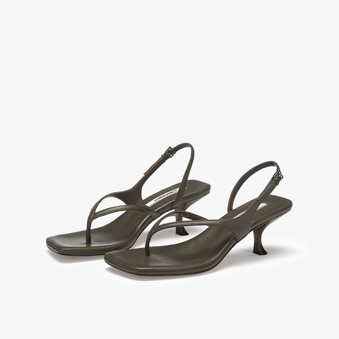 73hours女鞋Santorini2023夏季新品人字细带高跟拖鞋女