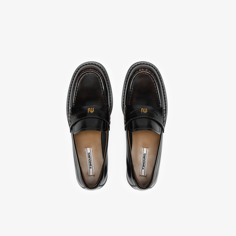 73hours女鞋Taylor2024秋季新品纯色圆头平底乐福鞋