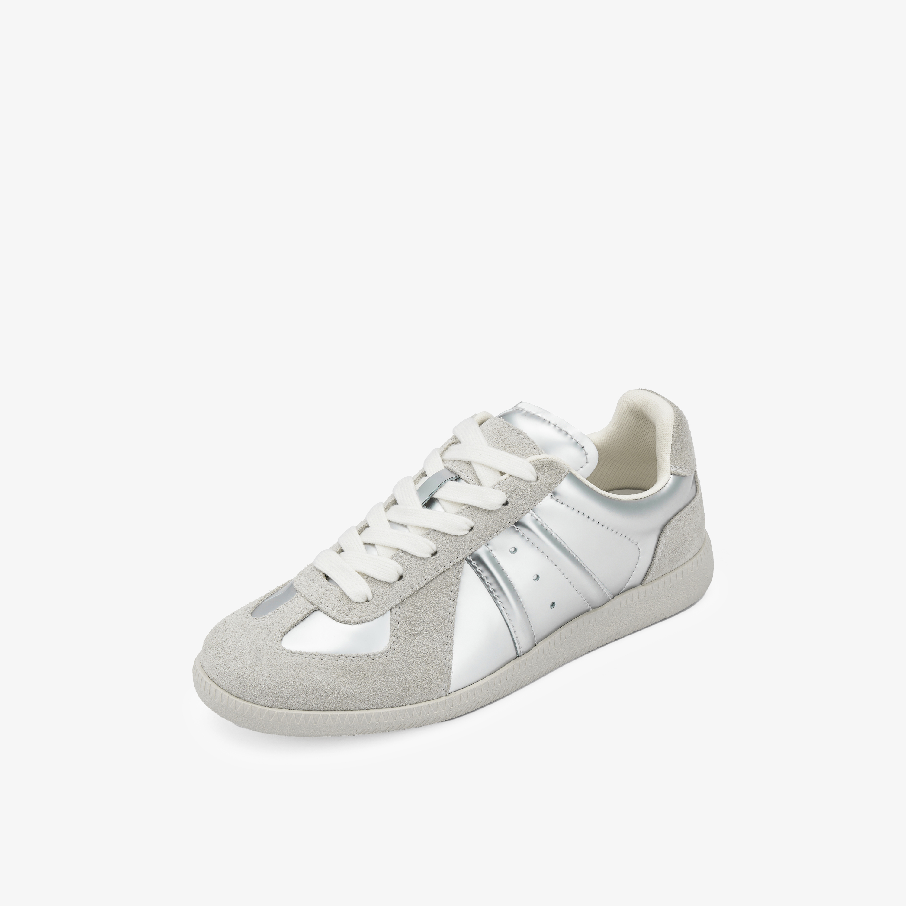 73hours女鞋布朗尼纯色平底系带休闲鞋