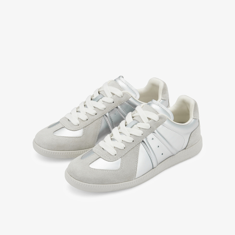 73hours女鞋布朗尼纯色平底系带休闲鞋