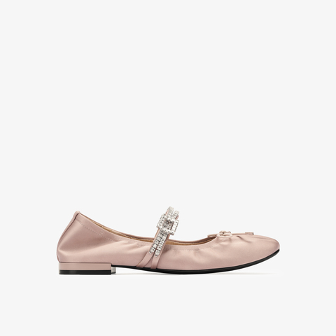 73hours女鞋玻璃海2025春季新品平底浅口纯色芭蕾舞鞋