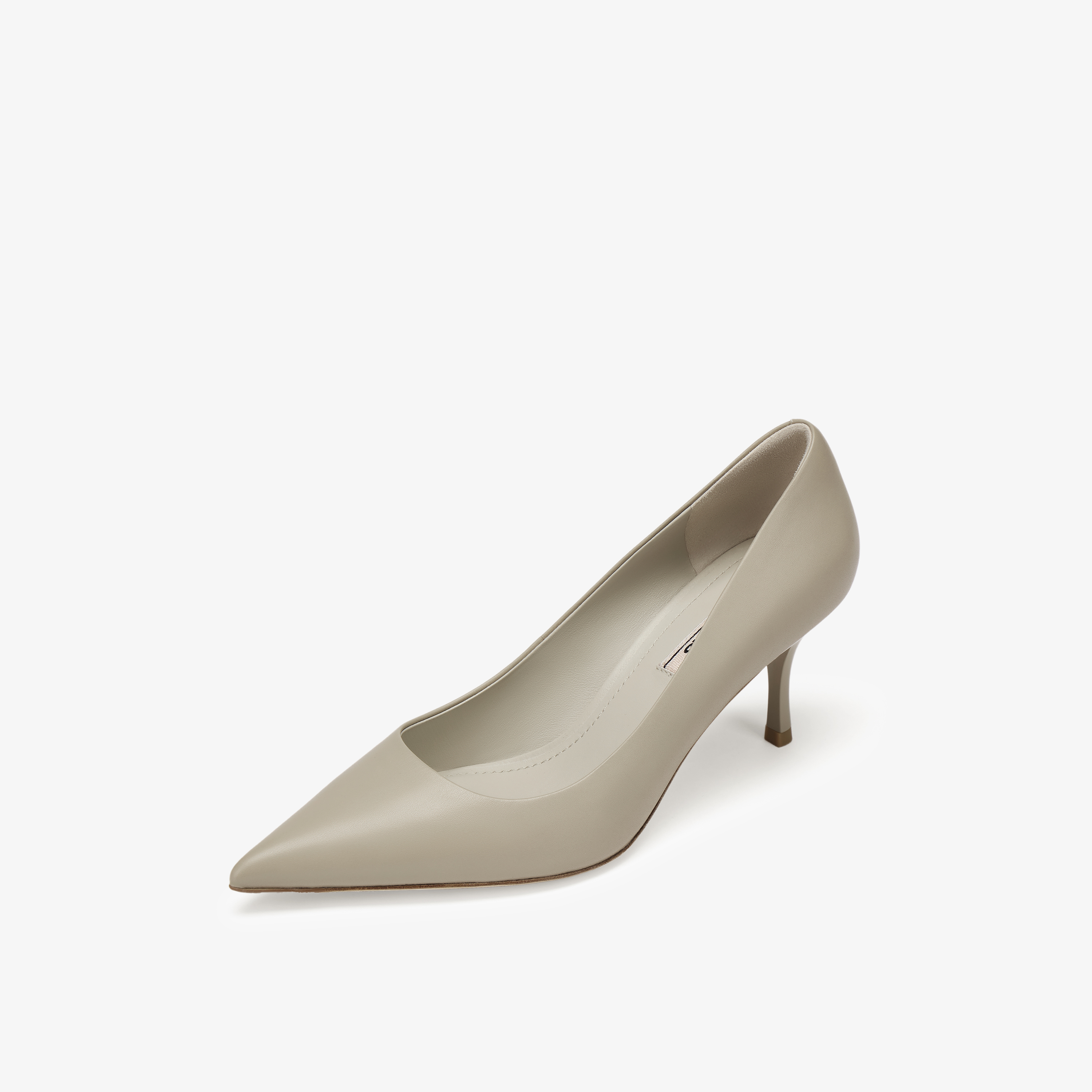 73hours女鞋优雅主张2025春季新品尖头高跟纯色浅口单鞋