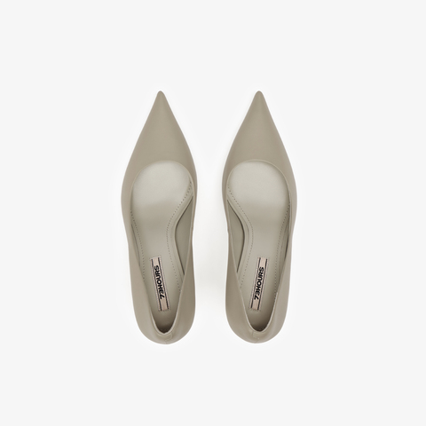 73hours女鞋优雅主张2025春季新品尖头高跟纯色浅口单鞋