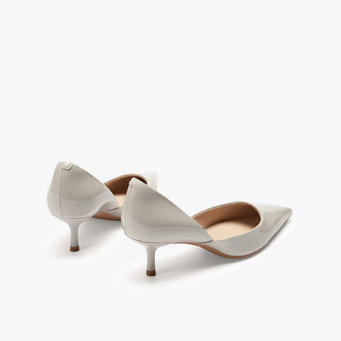 73hours女鞋反复迷恋2025春季新品细跟尖头纯色浅口单鞋