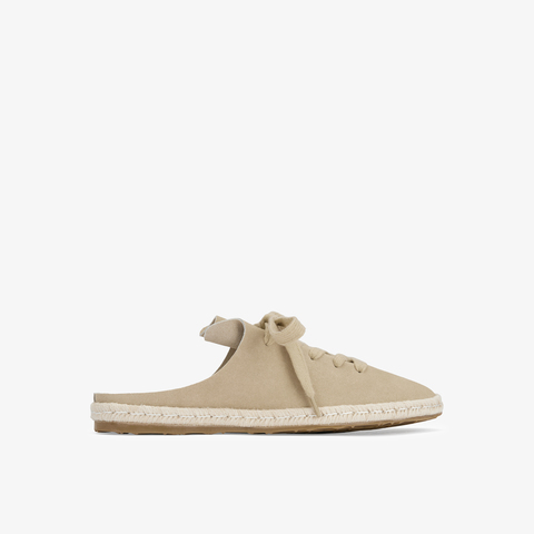 73hours女鞋那不勒斯2025春季新品圆头系带平底纯色休闲鞋