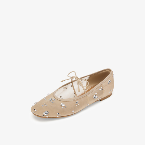 73hours女鞋卡普里岛2025春季新品圆头纯色平底芭蕾鞋