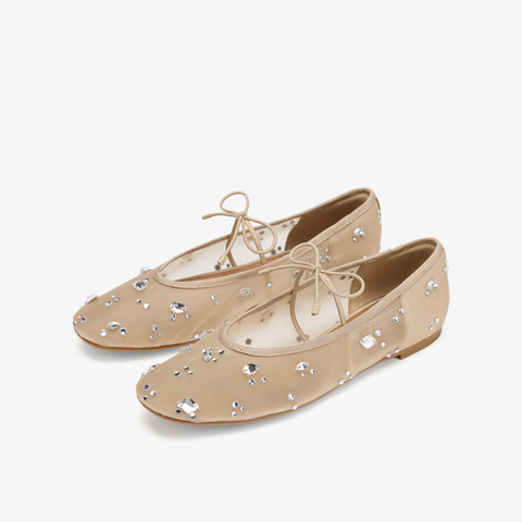 73hours女鞋卡普里岛2025春季新品圆头纯色平底芭蕾鞋