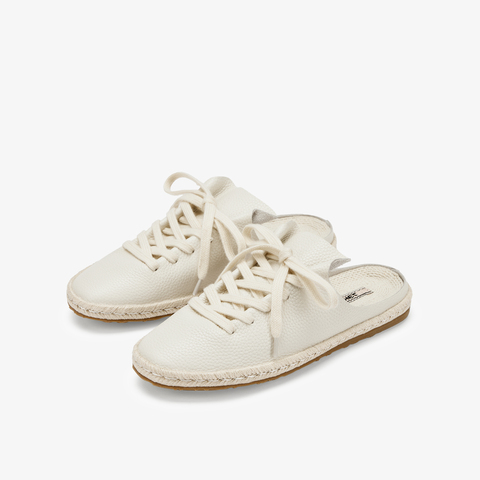 73hours女鞋那不勒斯2025春季新品圆头系带平底纯色休闲鞋