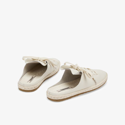 73hours女鞋那不勒斯2025春季新品圆头系带平底纯色休闲鞋