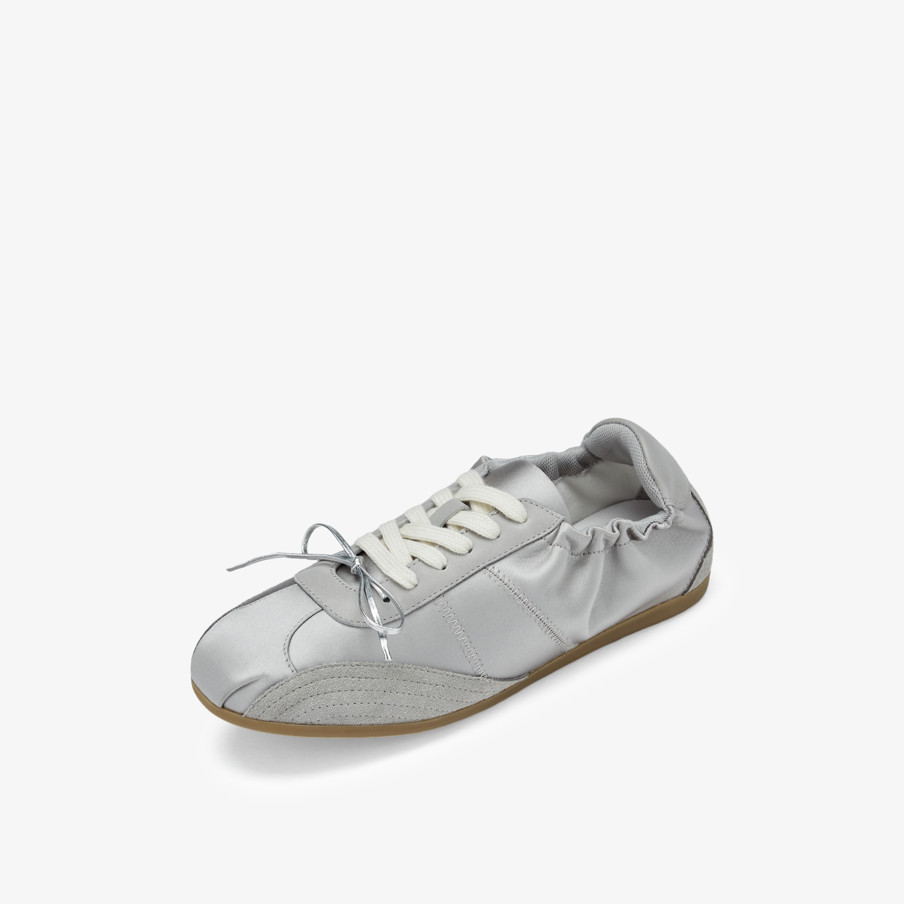 73hours女鞋假期富纯色圆头系带德训鞋