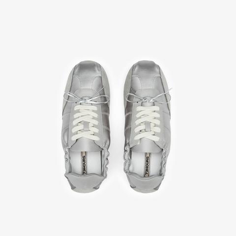 73hours女鞋假期富纯色圆头系带德训鞋