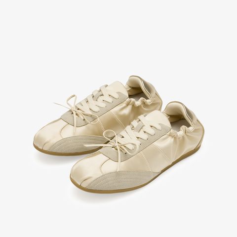 73hours女鞋假期富人纯色圆头系带德训鞋