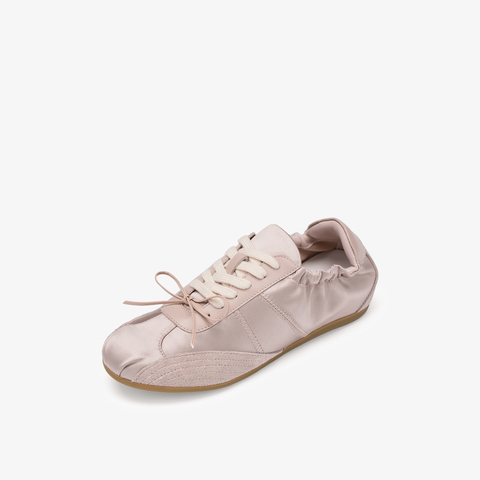 73hours女鞋假期富人纯色圆头系带德训鞋