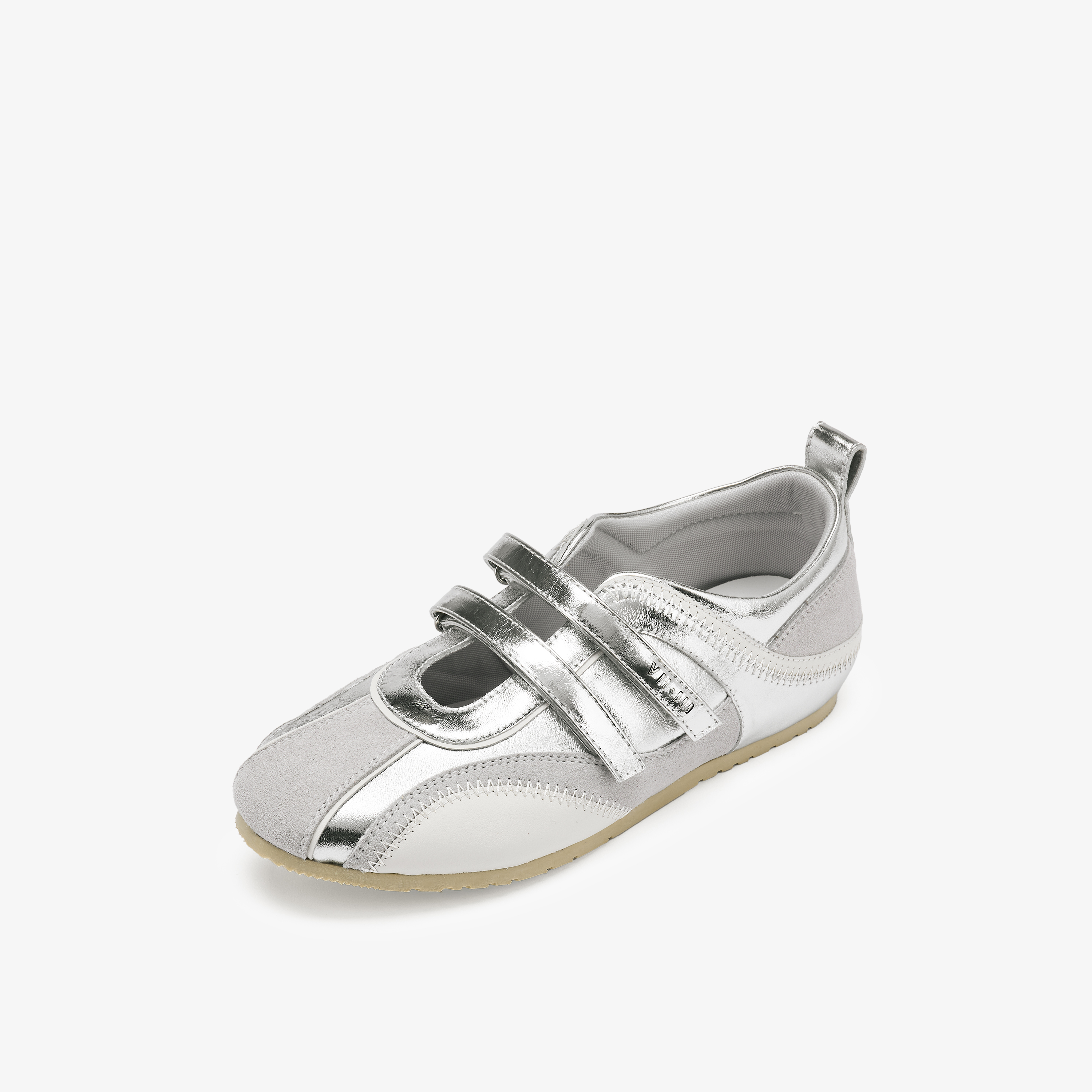 73hours女鞋极速甜心2025秋季新品平底拼色系带德训鞋