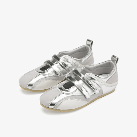 73hours女鞋极速甜心2025秋季新品平底拼色系带德训鞋