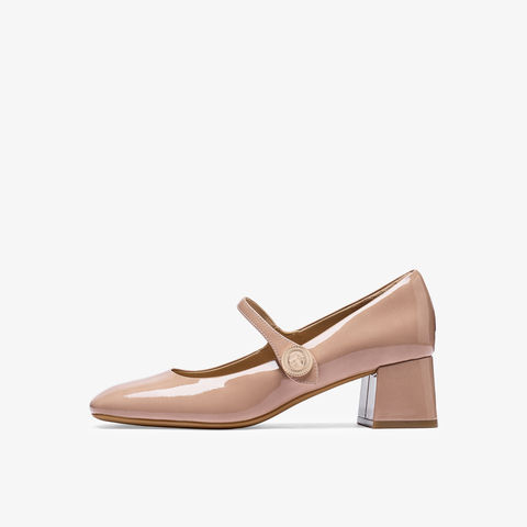 73hours女鞋午后甜茶2025秋季新款时尚粗跟单鞋气质法式玛丽珍鞋