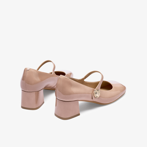 73hours女鞋午后甜茶2025秋季新款时尚粗跟单鞋气质法式玛丽珍鞋