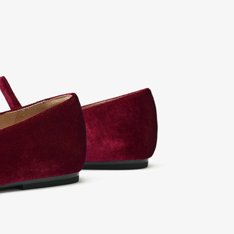 73hours女鞋色彩剧场2025秋季新品圆头平底纯色玛丽珍鞋