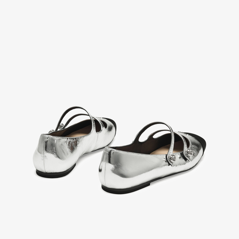 73hours女鞋色彩剧场2025秋季新品圆头平底纯色玛丽珍鞋