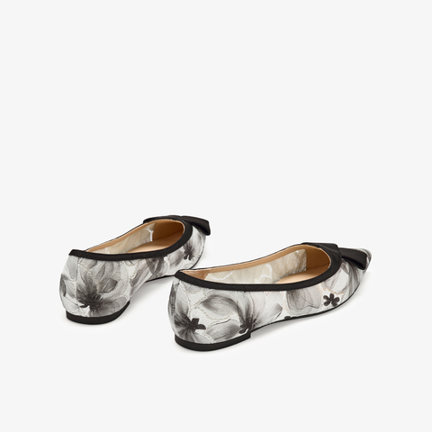 73hours女鞋柔软时分2025秋季新品尖头平底纯色浅口单鞋