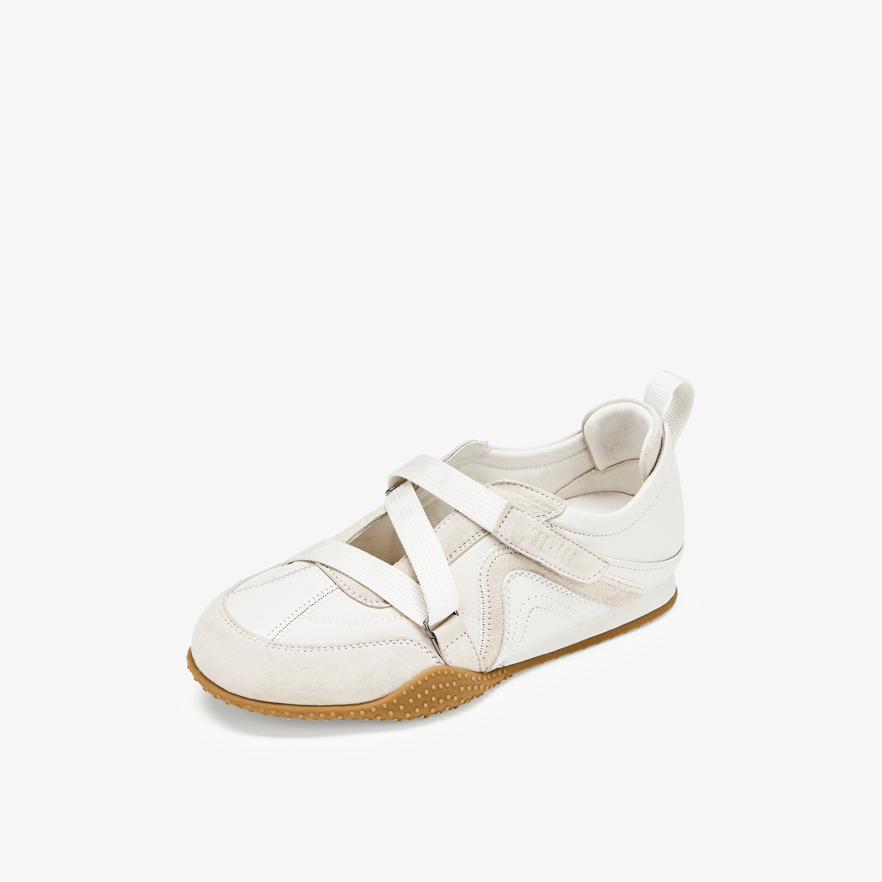 73hours女鞋周末计划2025秋季新品平底拼色圆头德训鞋